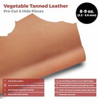 Elw Genuine Leather Vegetable Tanned 8-9 Oz   3 2-3 6mm  Size 6    To 14 Sq Ft