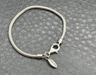 Baby Children   s Sterling Silver 925 Snake Chain Bracelet 4 5   
