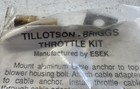 Throttle Linkage Kit For Briggs Raptor Tillotson Carb Go Kart Engine Fun Cart
