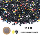 11lb Black And Colorful Gravel For Fish Tank  Aquarium