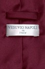 Vesuvio Napoli Solid Burgundy Color Necktie And Handkerchief Mens Neck Tie Set
