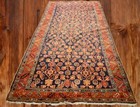 4 4 X 9 10 All Over Semi Antique Vintage Handmade Wool Area Rug Oriental Carpet