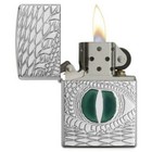 Zippo Windproof Lighter Dragon Eye High Polish Chrome  28807 