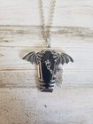 Coffin Necklace Bat Black Vampire Jewelry Goth Halloween Cute Gothic Cool Style