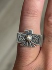 Sterling Silver Native American Sw Stamped Thunderbird Rings  925 Sz 6 7 8 9 10