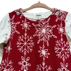 Hatley Holiday Dress 12-18 Months Baby Girl Red Snowflakes Kids Christmas