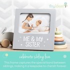 Me And My Sister Picture Frame  Baby Keepsake Frame  Sibling Gifts