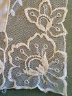 Antique Handmade Linen Lace Wedding Handkerchief  Much Loved  11 x11