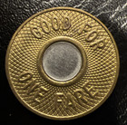 1986 New York City Subway Transit Token  Vintage New York City  Ny