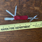 Wenger Delemont Switzerland Nail Clippers Scissors Swiss Army Knife Red