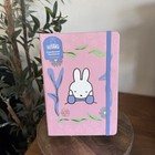 Miffy Flowers Pink Casebound Notebook 176 Lined Pages Hardcover Journal Sakura