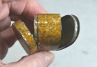 Antique  Nutmeg Grater Box Handmade Storage Paint Decorated Original Early 19th