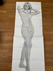 Vintage Original Playboy Lifesize Playmate  party Girl  Door Poster 1966