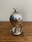 Antique Silver Plate 19th C Victorian Ornate Egg Coddler