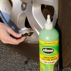 Slime 10011 Flat Tire Puncture Repair Sealant  Emergency 16oz  Green 