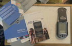 Palm Pilot M125 W  Stylus  Charging Cradle  Leather Case  Manuals  Cd  Box