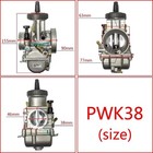 Keihin Pwk 38mm Pwk 38 Air Striker Carburetor For Yamaha Yz125 Yz250 Cr250 Cr500