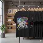 Sammy Swindell Vintage Sprint Car Racing Graphic T-shirt Black Unisex - T448