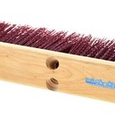 Pro Source Heavy Duty Rough-surface Push Broom Head  Threaded Block  18  Wide