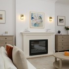 Vintage Globe Glass Wall Sconce  Hardwired Bathroom Vanity Lighting  Brass Wa   