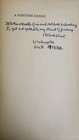 Robert Frost Signed Book -  a Further Range  - With Handwritten Lines Of Poetry
