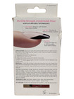 Kiss Salon Acrylic  French Color Sfo01 short  Coffin 28 Nails   Glue - Black Tip