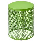 Outdoor Nesting Side Table Set Of 3 Round Patio Accent Table Metal Frame Table