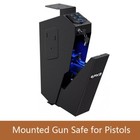 Rpnb Mounted Gun Safe california Doj Certified Handgun Safe  Auto Open Lid     