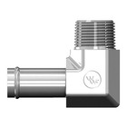 New Male Hose Barb X Male Npt 90 Deg Steel Fitting Multiple Sizes Available 4501