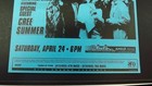 Genuine Lenny Kravitz Live 99 Tour W  The Black Crowes Concert Poster Flyer Ad