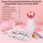 Facial Steamer Nano Ionic 8 Piece Set Deep Cleaning Colorfarm Face Home Unclogs