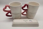 Rae Dunn Artisan Collection Xoxo Love Mug   Tray Set  Valentine Coffee Cups Gift