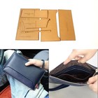 Leather Craft Wallet Kraft Paper Pattern Purse Mold Design Bag Sewing Diy   