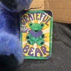 Vintage Grateful Dead Bear With Tag 12  Jointed Liquid Blue 1990 Nice  Freeship 