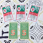 Singer Sewing Machine Needles - Vintage   New Stock  36 Needles 5 Packages 