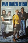 Van Halen Original 5150 Promo 24 1 2 X 34 1 2 Inches  1986  Poster Rare