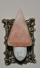 Himalayan Salt Pyramid Shape Night Light  Handmade Wall Lamp  Air Purifying
