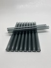 6    10 Pc  Pyrex Glass Light Black Tubes 12mm X 8mm X Boro - Straws Free Shipping