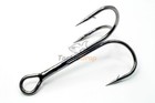 50x  3 Treble Fishing Hooks 2x Strong Sharpened Carbon Steel Jig Lure Bn Usa 