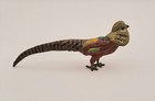 Miniature Antique Austrian Vienna Cold Painted Bronze Figure Of Pheasant 3  