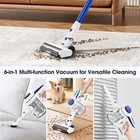 Cordless Vacuum Cleaner 55kpa Stick 1 5l Pet Hair Hardwood Wooden Floor Carpet