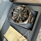 Tag Heuer Aquaracer Quartz Chronograph 43 Mens Watch Black Cay111a ba0927