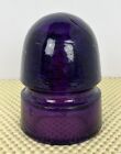 Fizzy Nebula Purple Canadian Pacific Ry Co  Glass Beehive Insulator - Good
