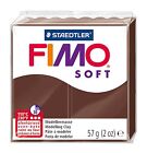 Fimo Soft Polymer Oven Modelling Clay - 57g - Set Of 3 - Choc  Cognac   Caramel