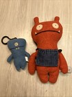 Uglydoll Ice-bat And Wage  Uglydoll Uglydolls Plush Toy Blue   Red Plush 2002