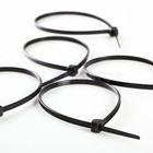 Nylon Black 8 Inch 40 Lbs Uv Weather Resistant Wire Cable 100 Pack