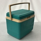 Vintage Rubbermaid Six-can Cooler 1910 Turquoise 10-can Free Shipping