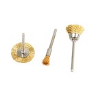 45pcs Wire Brush Wheel Cup Pen Brush Mix Set For Dremel Rotary Tool Die Grinder