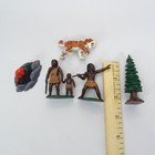 Lot Safari Cave Woman Cave Man Child Volcano Lava Sabretooth Pine Tree Figures