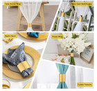 Polymer Material Reusable Napkin Band  Glue-free Tear-proof Water Resistant